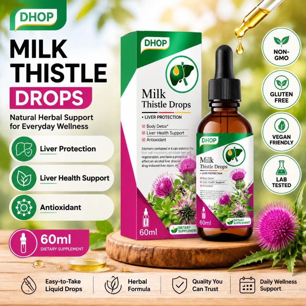 Milk Thistle Silymarin - DHOP Экстракт расторопши (Силимарин) в каплях