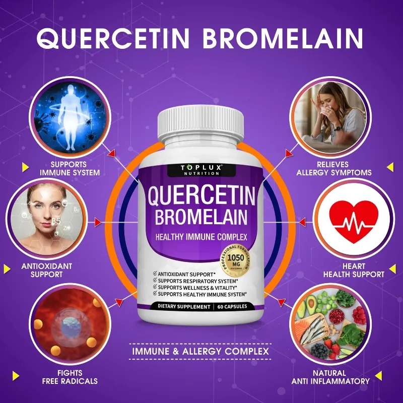 Wellness Quercetin - Капсулы с кверцетином и бромелайном, поддерживающие