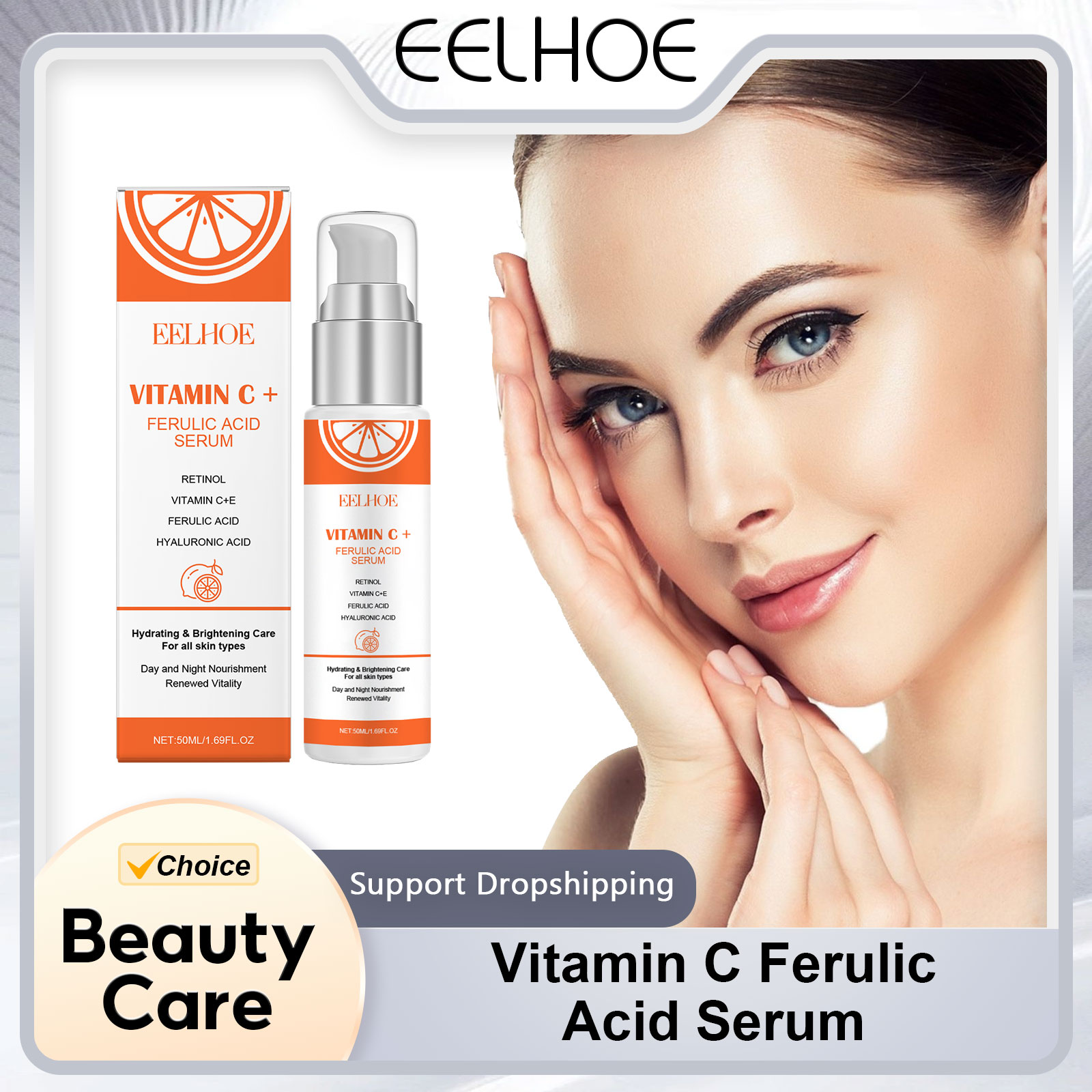 Milk Thistle Silymarin - EELHOE Vitamin C E Сыворотка с